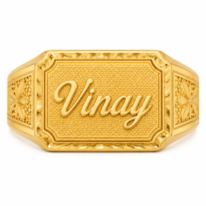 Hallmark Gold Name Ring