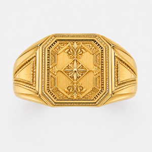 Hallmark Gold Signet Ring