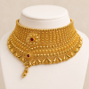 Traditional Bridal Gold Choker Necklace